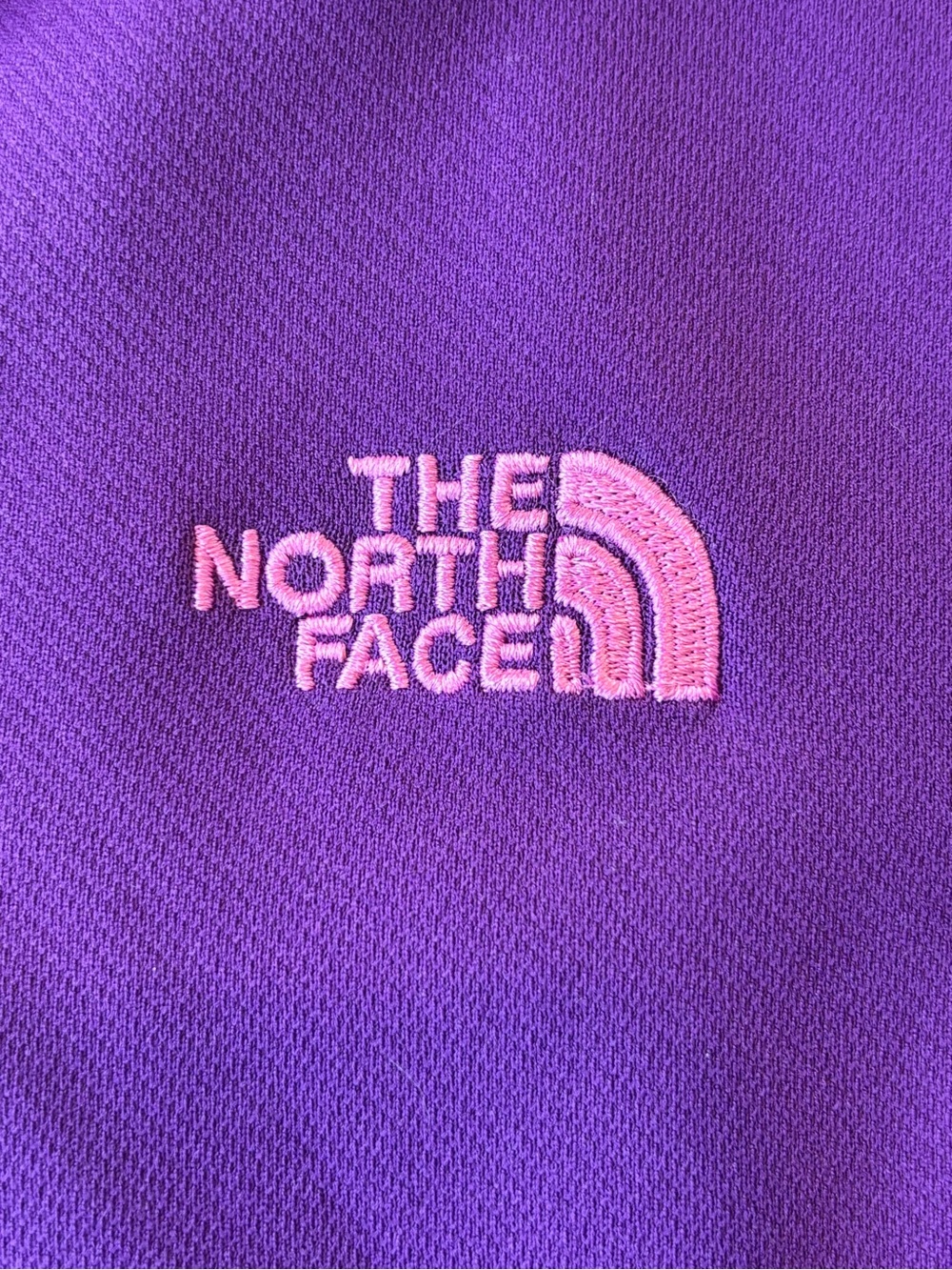 The North Face Purple Full Zip Performance Jacket Size Medium Fleece Lined - Picture 6 of 10